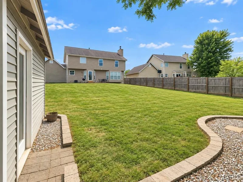 Check out this backyard — 2548 Autumn Fields Lane, Wentzville, MO 63385
