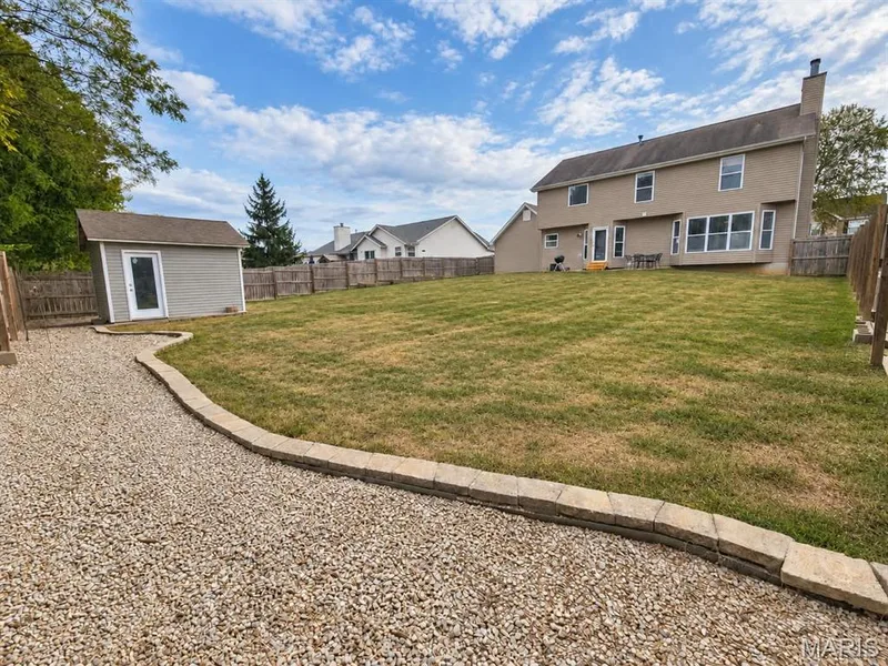 Shed great for extra storage — 2548 Autumn Fields Lane, Wentzville, MO 63385