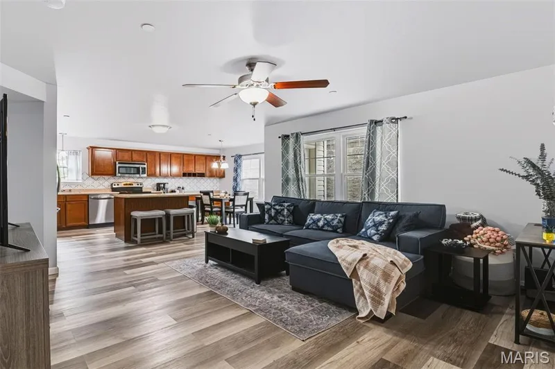 Luxury vinyl plank flooring throughout — 312 Bramblett Hills, O'Fallon, MO 63366