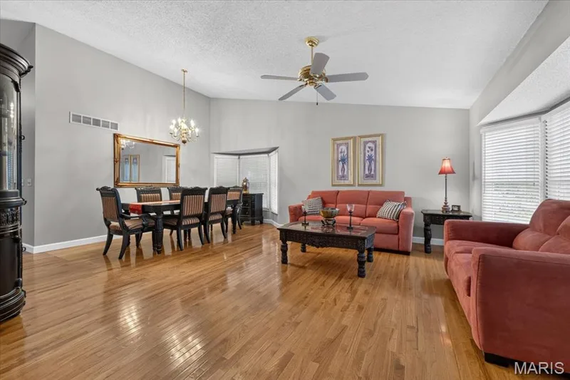 Plenty of space in this living and dining room — 2169 Farnsworth Drive #1424A, O'Fallon, MO 63368