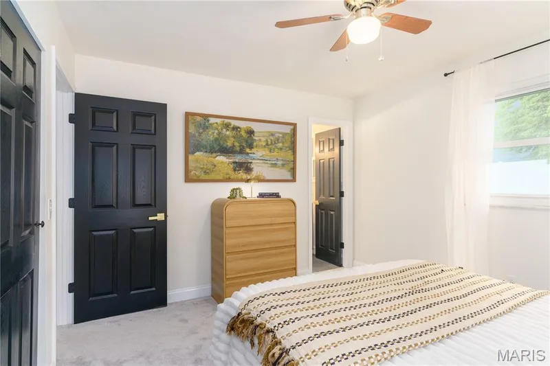 White walls with light gray carpeting — 3025 Sherwood Lane, St Charles, MO 63301