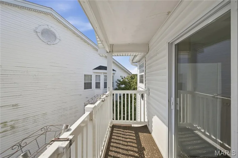 Balcony off of Kitchen — 450 Benton Drive #J, St Peters, MO 63376