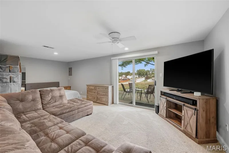 Rec/ Family Room in Walk Out Finished Lower Level — 3248 Meadow Trail Drive #75, St Peters, MO 63376