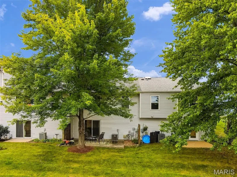 Rear Elevation with Patio — 3248 Meadow Trail Drive #75, St Peters, MO 63376