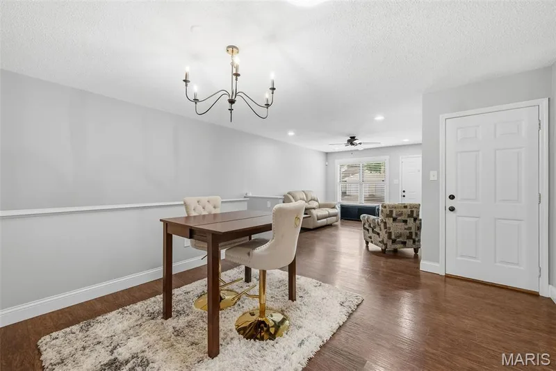 Dining Room and Garage Door Entry — 3248 Meadow Trail Drive #75, St Peters, MO 63376