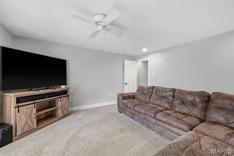 Rec/ Family Room in Walk Out Finished Lower Level — 3248 Meadow Trail Drive #75, St Peters, MO 63376