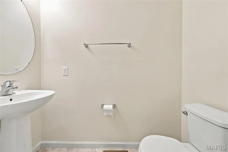 Half bath on main level — 104 Baycrest Court, St Charles, MO 63301