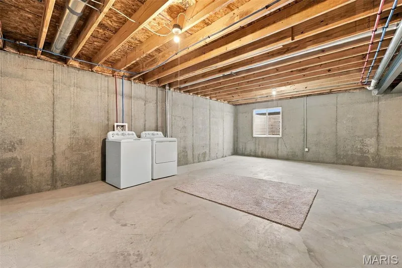 Laundry in basement — 104 Baycrest Court, St Charles, MO 63301