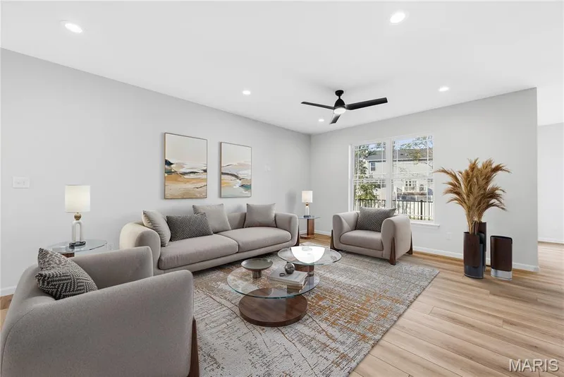 Family Room Shown with Virtual Staging — 53 Pheasant Ring Drive, St Peters, MO 63376