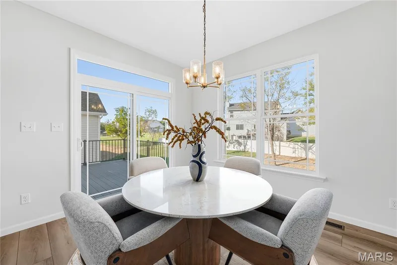 Dining Room Shown with Virtual Staging — 53 Pheasant Ring Drive, St Peters, MO 63376