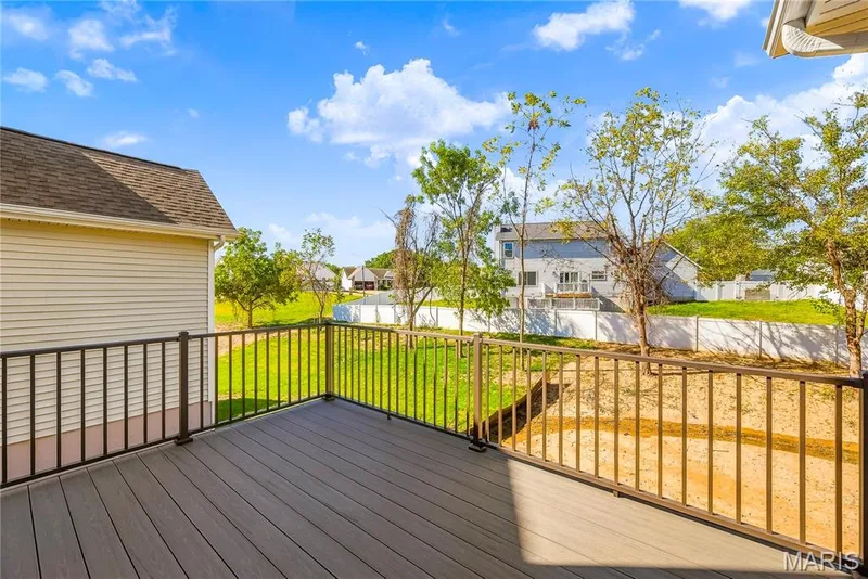 Composite Deck with Aluminum Rails — 53 Pheasant Ring Drive, St Peters, MO 63376