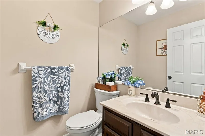 main level powder room — 5872 Wellington Farm Drive, St Charles, MO 63304