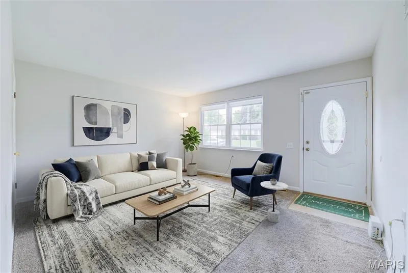Virtually staged living room. Move in ready! — 3215 Janton Lane, St Charles, MO 63301
