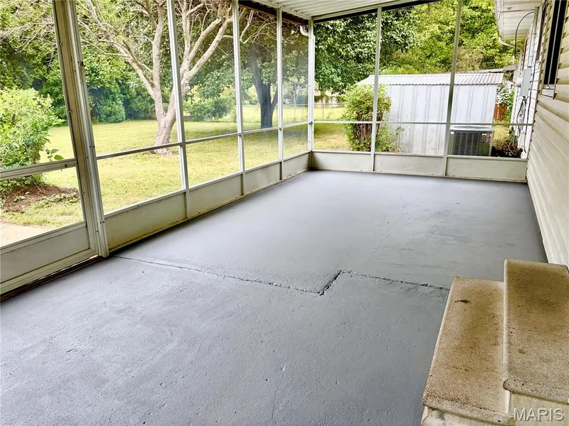 Screened rear porch — 76 Ruth Drive, St Charles, MO 63301