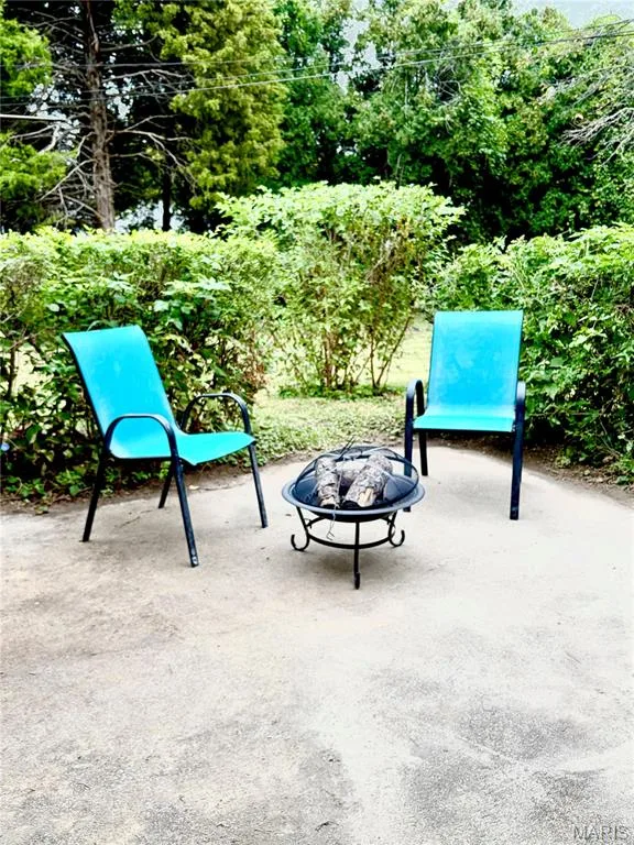 Rear patio off of screened porch — 76 Ruth Drive, St Charles, MO 63301
