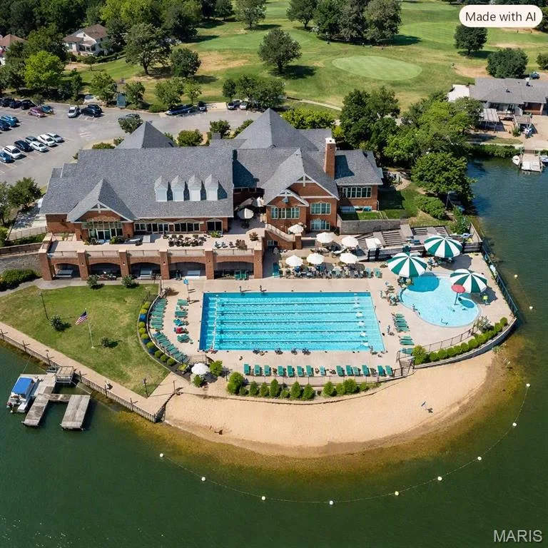 LSL Clubhouse, pool and beach — 11 Silver Leaf Court, Lake St. Louis, MO 63367