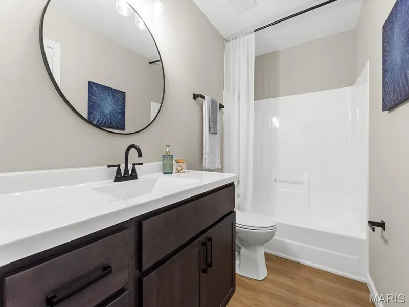 New Vanity with custom granite countertop — 920 Blake Court, St Peters, MO 63376