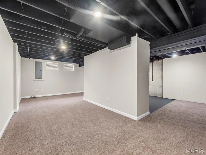 Finished lower level with new carpet — 920 Blake Court, St Peters, MO 63376