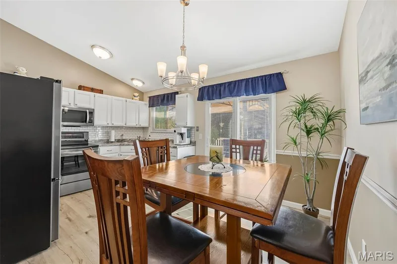 Newer Wood Flooring in the kitchen. — 202 Kunze Drive, St Charles, MO 63303