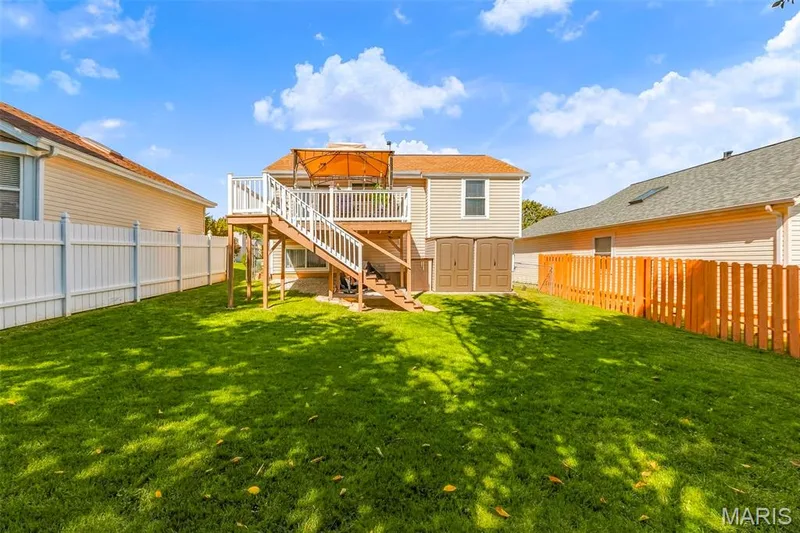 Privacy Fence. — 202 Kunze Drive, St Charles, MO 63303