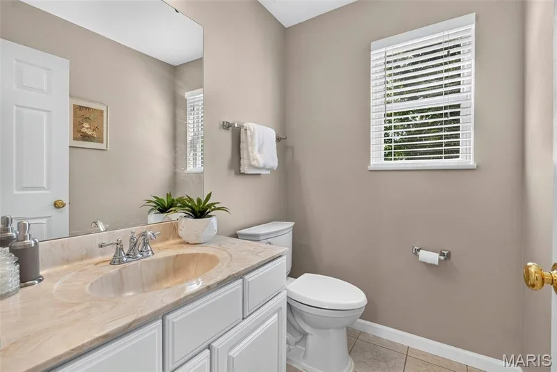 Main floor half bathroom — 17010 Old Hollow Court, Wildwood, MO 63040