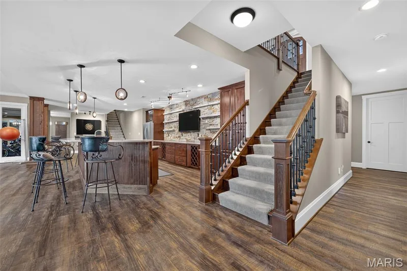 Finished walkout lower level with tons of additional living space — 2000 Diehr Road, Wentzville, MO 63385