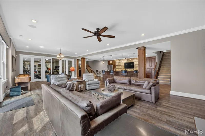 Open layout with multiple zones for tv, gaming, exercise and more — 2000 Diehr Road, Wentzville, MO 63385