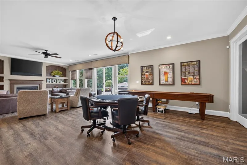 Gaming/eating area of rec room — 2000 Diehr Road, Wentzville, MO 63385