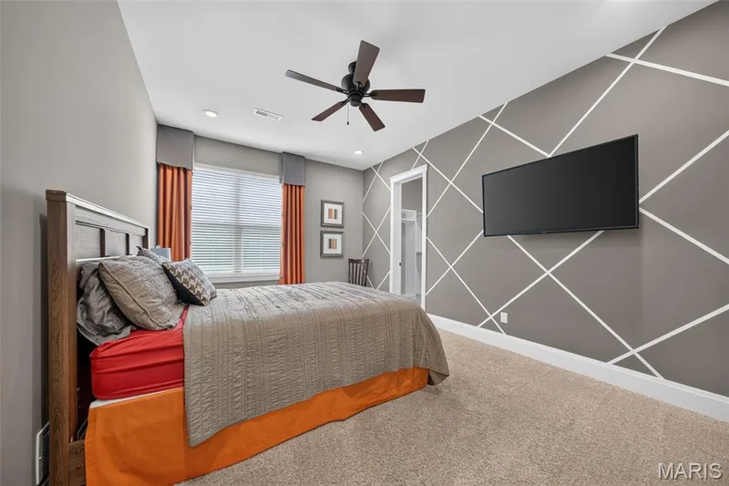 Painted accent wall and walk in closet — 2000 Diehr Road, Wentzville, MO 63385