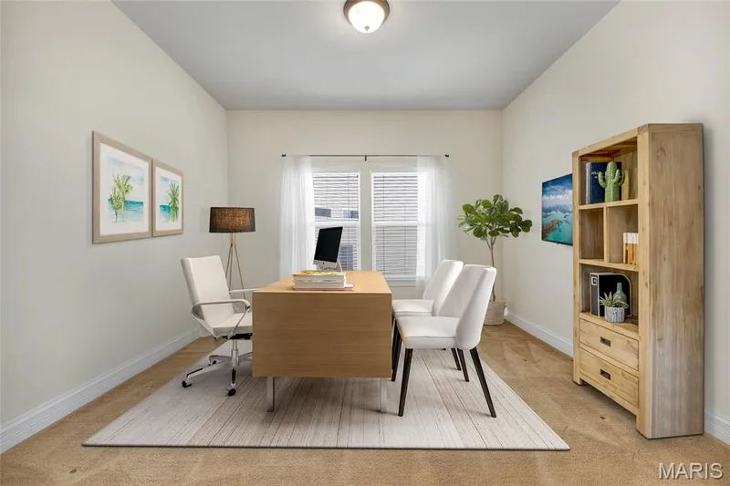 virtually staged-office space or 3rd bedroom on main level! — 1216 Emerald Gardens Drive, St Peters, MO 63376