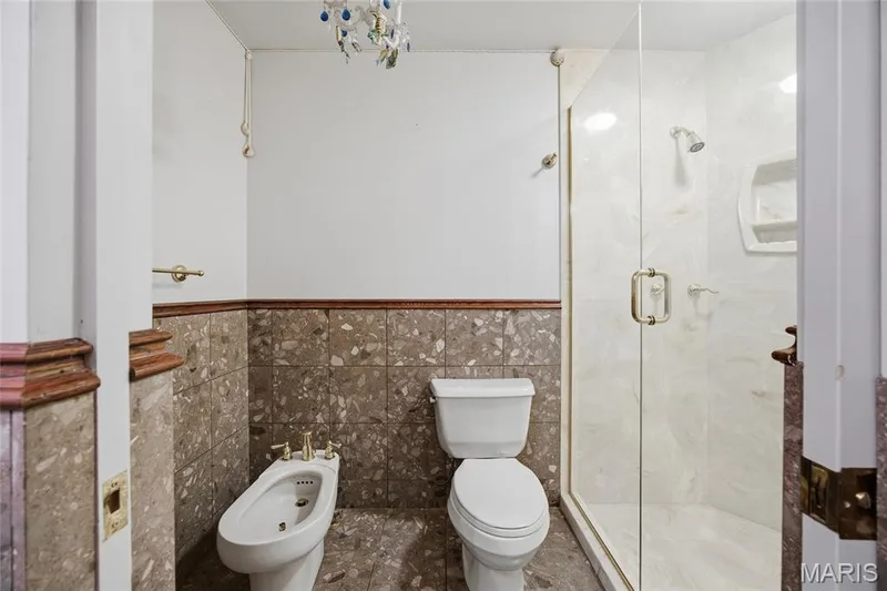 Pool room full bath — 76 River Valley Drive, Chesterfield, MO 63017