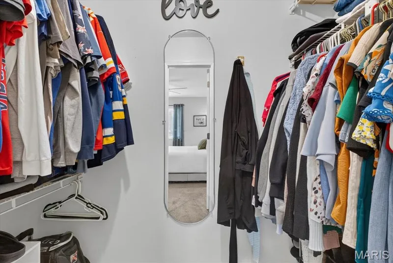 Primary walk in closet — 3037 Valley Vista Drive, St Peters, MO 63376