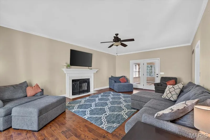 A spacious living room designed for everyday comfort and gathering — 2265 Mette Road, Wentzville, MO 63385