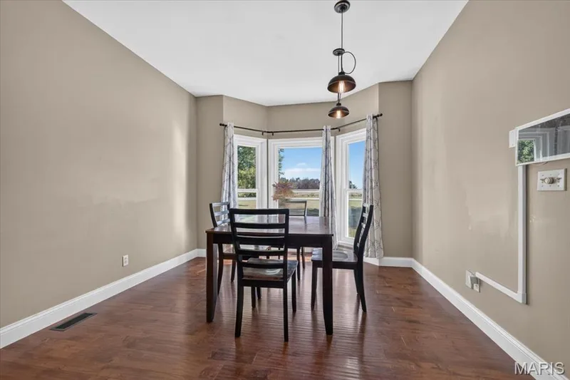 Breakfast room with a charming bay window! — 2265 Mette Road, Wentzville, MO 63385