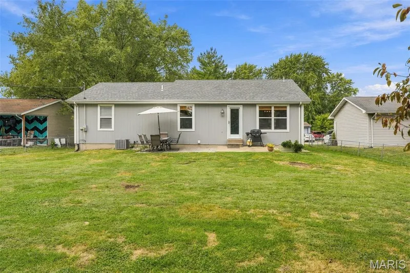 Backyard w/patio — 6 S Perry Circle, O'Fallon, MO 63366