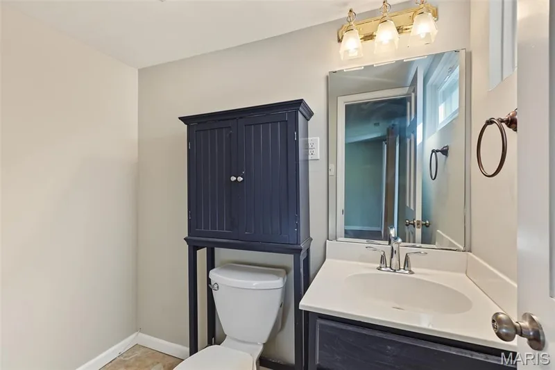 Downstairs half bath — 3413 Greiner Drive, St Charles, MO 63301