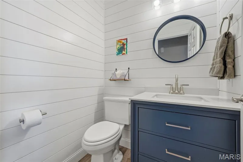 First floor powder room near Foyer, Living Room, and Hearth Room. — 386 Beckley Place, St Charles, MO 63304