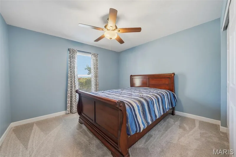 Bedroom 4 with double closet. — 386 Beckley Place, St Charles, MO 63304