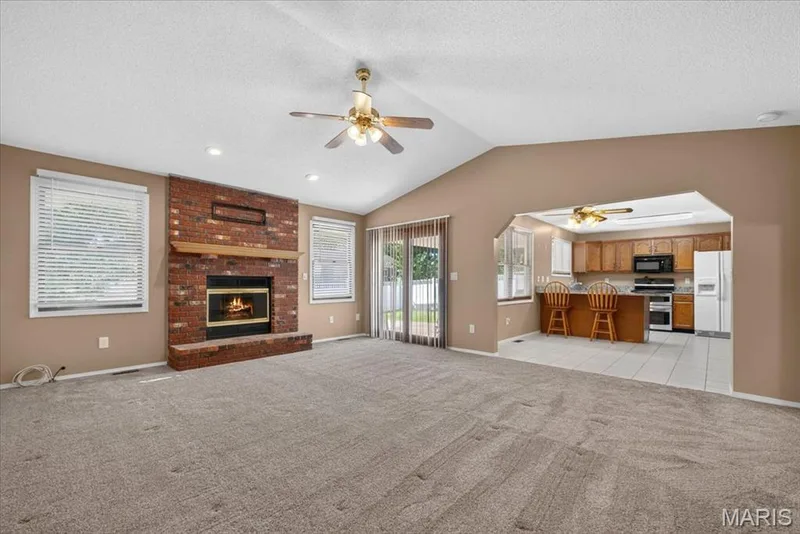 Fireplace Digitally Enhanced — 935 W Weybridge Court, St Charles, MO 63304