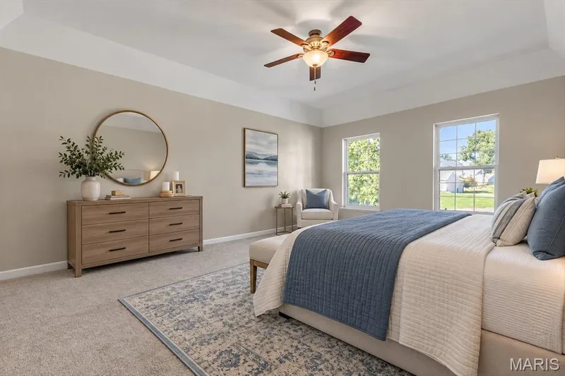 New carpet and New Paint and coffered ceilings — 16 Regatta Bay Court, Lake St. Louis, MO 63367