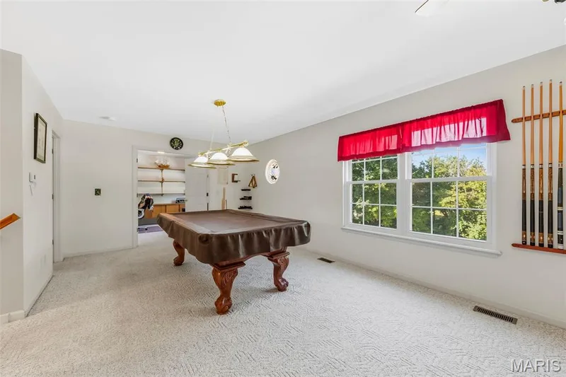 Expansive bonus room on second floor! Pool table and all pool accessories can be included in the sale. — 559 John Meyer Drive, St Charles, MO 63304