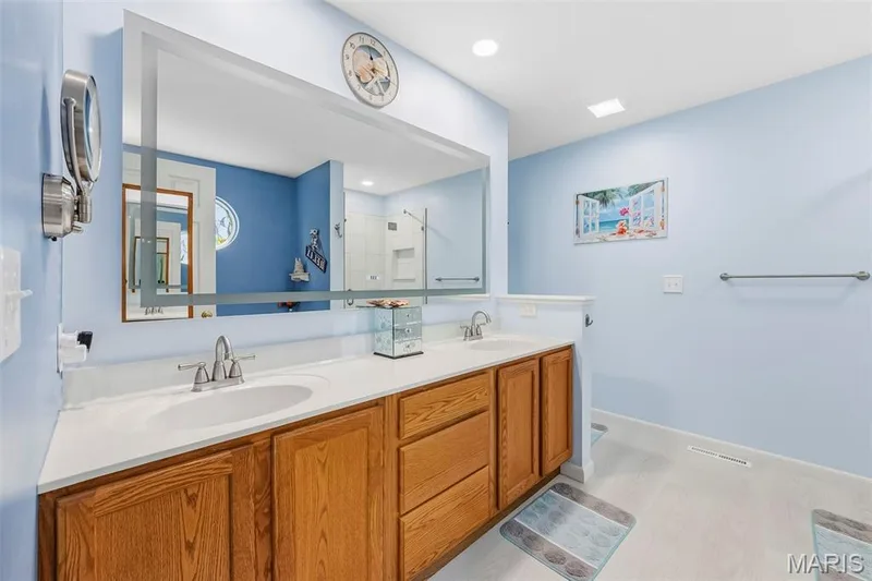 Custom mirror with built-in lighting! — 559 John Meyer Drive, St Charles, MO 63304