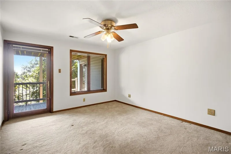 2nd bedroom with deck access — 2 Rockwood Forest Glen, Wildwood, MO 63025