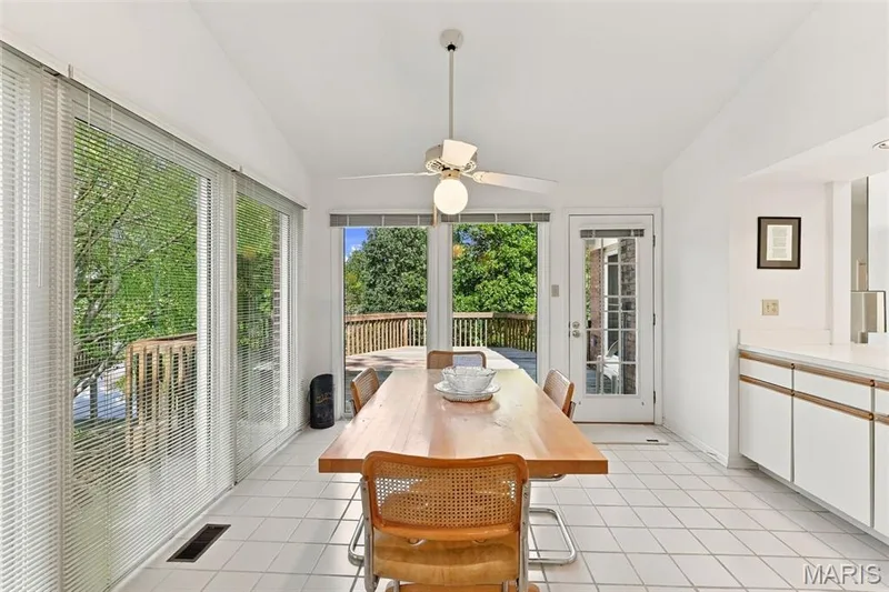 Floor-to-Ceiling windows, Lots of light, Walks out to an enormous deck — 14033 Baywood Villages Drive, Chesterfield, MO 63017