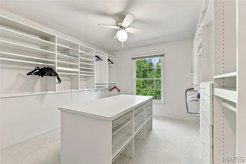 A Closet or a 2nd main-floor Bedroom? California Closets, so it's flexible. Office?  Nursery? — 14033 Baywood Villages Drive, Chesterfield, MO 63017