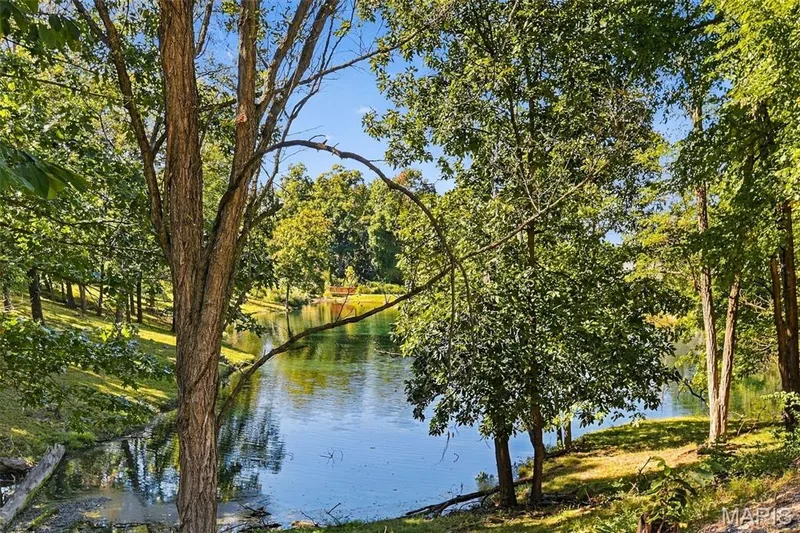 And the park area overlooks the pond — 14033 Baywood Villages Drive, Chesterfield, MO 63017