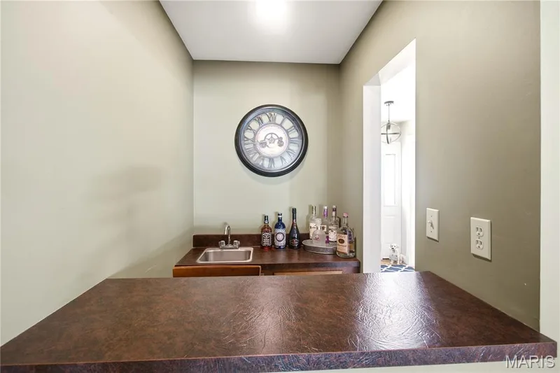 Wet bar  for entertaining — 733 Cedar Glen Drive, Weldon Spring, MO 63304