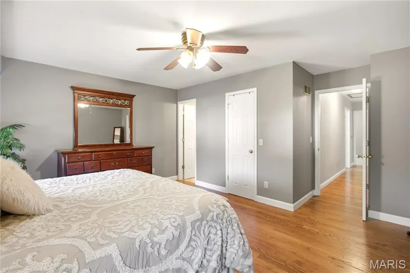 Ensuite and walk-in closet — 733 Cedar Glen Drive, Weldon Spring, MO 63304
