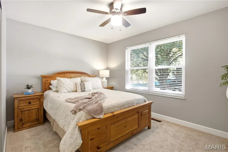 Extra bedroom with newer carpet — 733 Cedar Glen Drive, Weldon Spring, MO 63304