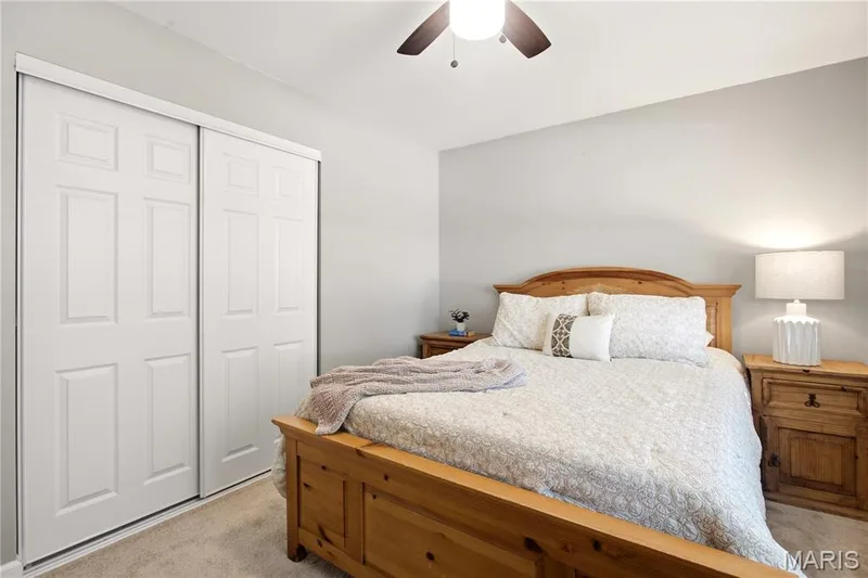 Closet and ceiling fan — 733 Cedar Glen Drive, Weldon Spring, MO 63304